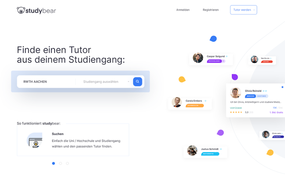 Student collaboration app UX design