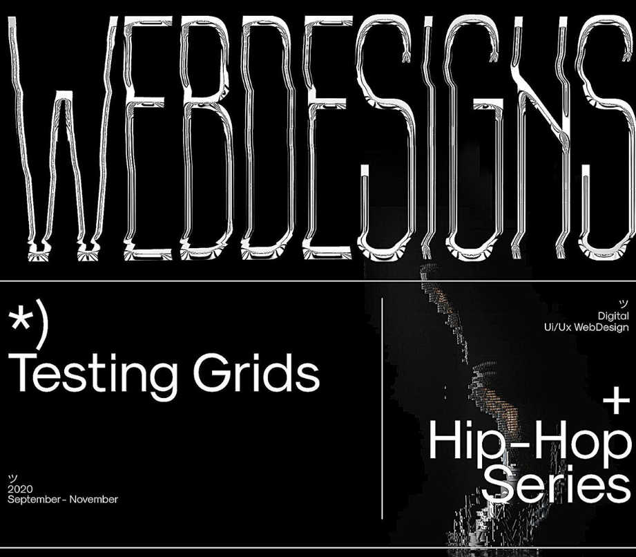 90s retro style brutalist UX web design