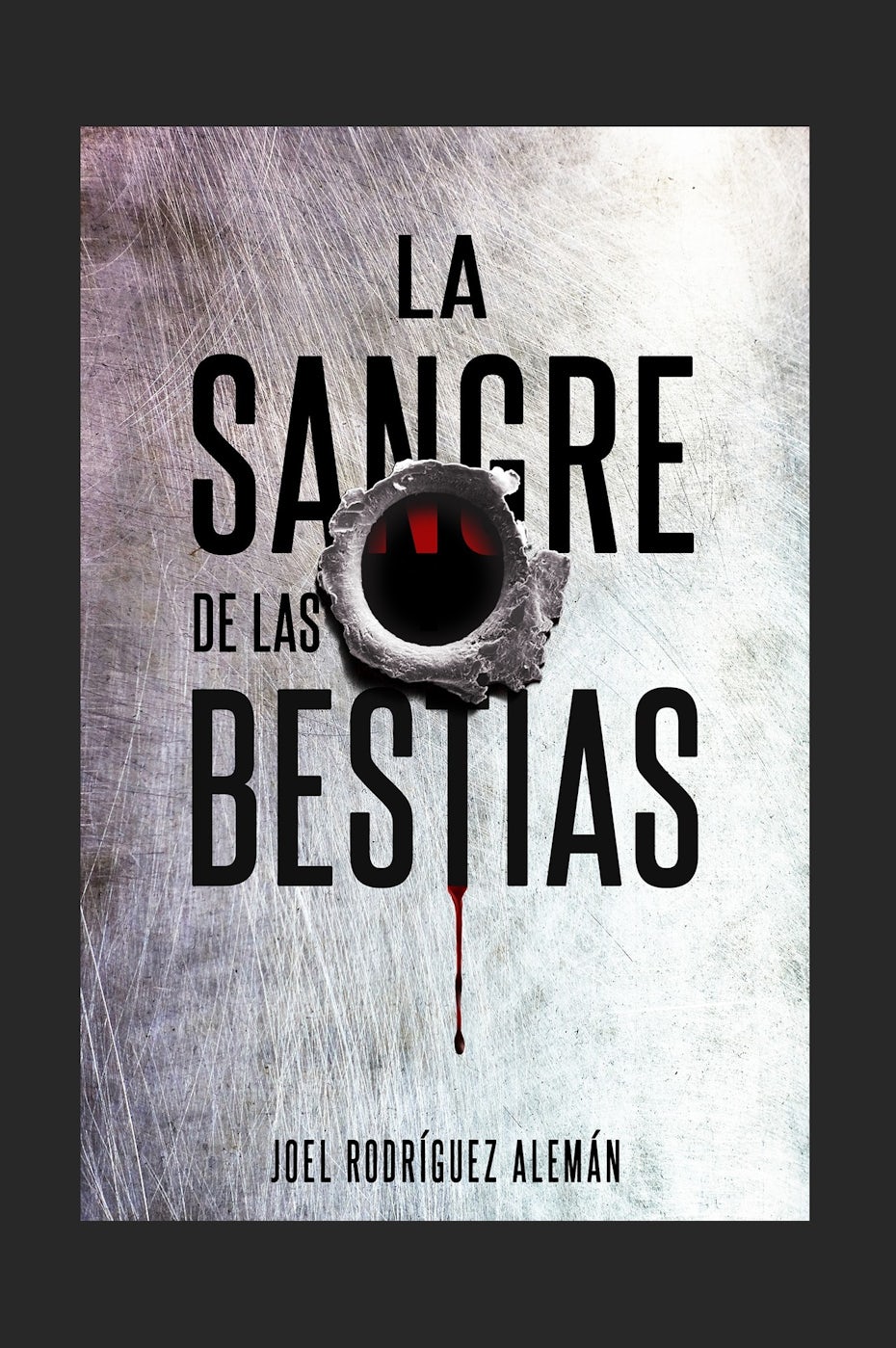 book cover trends example: book cover with gun shot hole