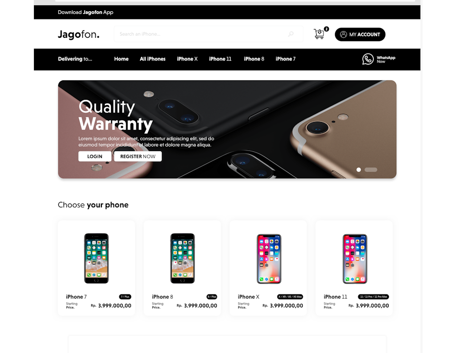 2021 ecommerce design trend example of best-sellers in visuals