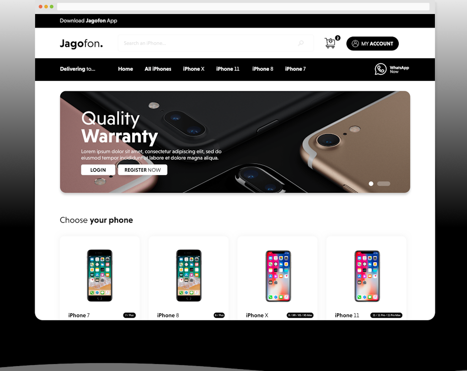 2021 ecommerce design trend example of best-sellers in visuals