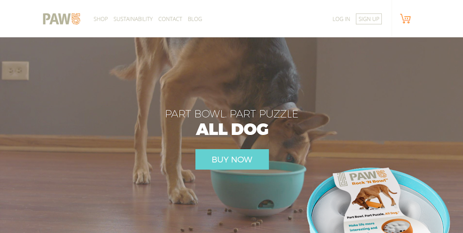 2021 ecommerce design trend example of pastel