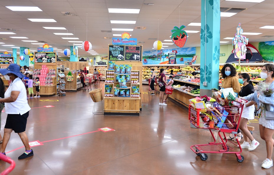 interior shot of a Trader Joe’s store
