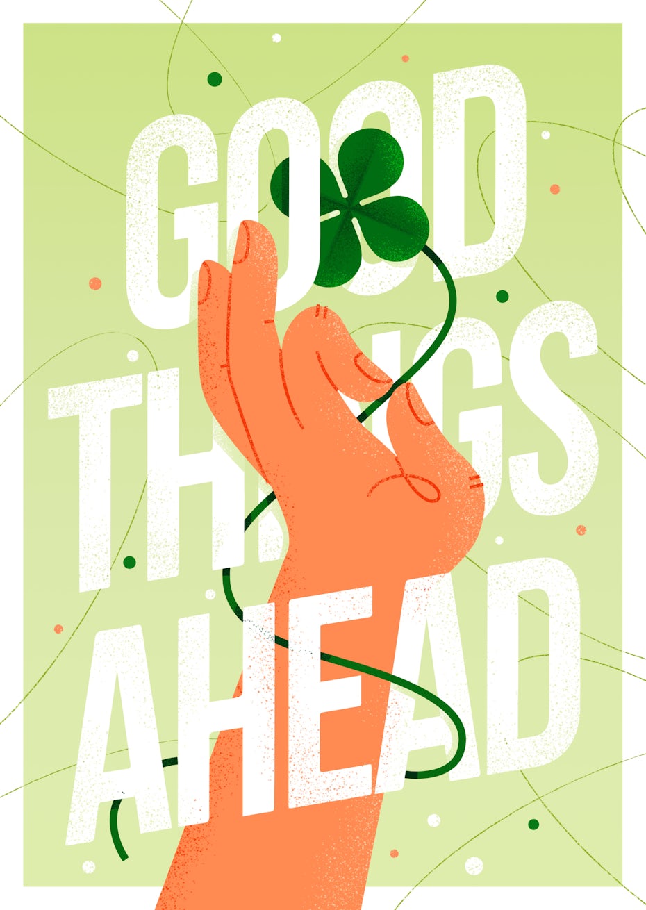 Un de nos posters motivants de 2020 créés par nos designers freelance