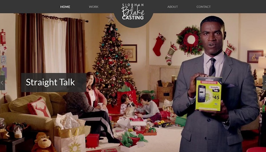 Casting director’s online portfolio