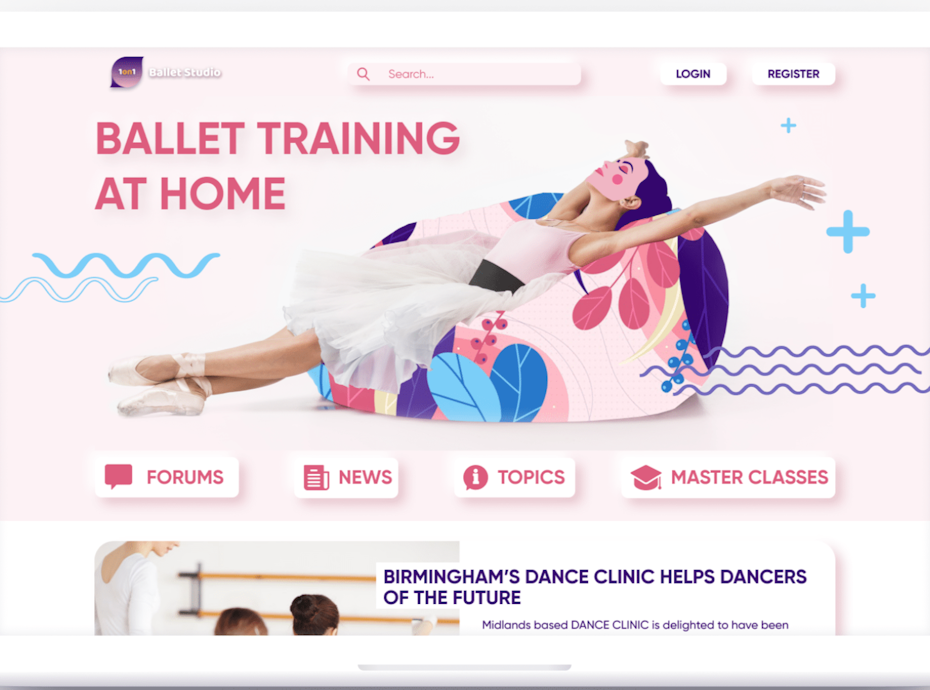 Website for ballet lovers