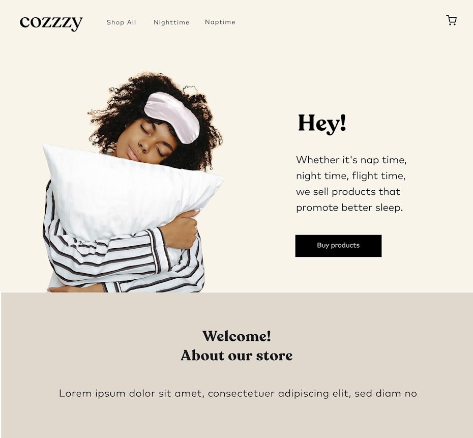 Cozzzy web design