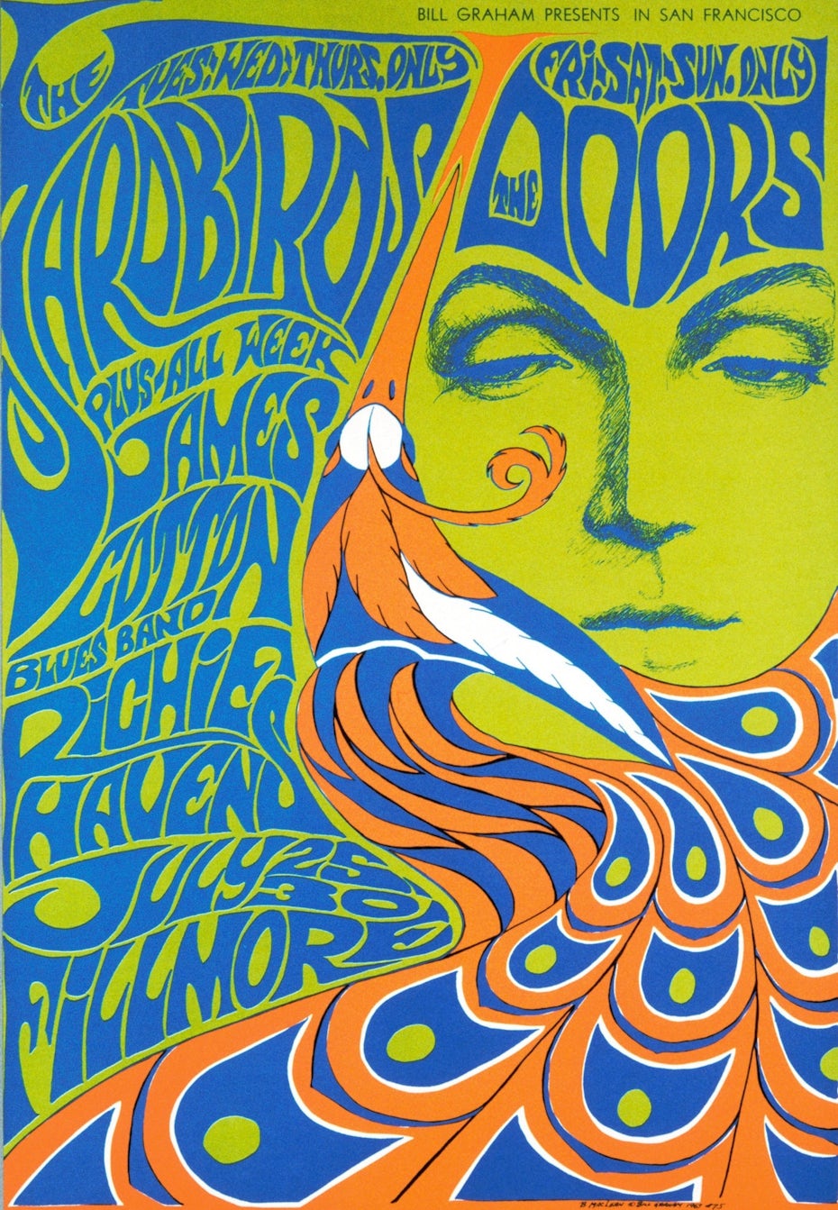 Bonnie MacLean psychedelic art poster