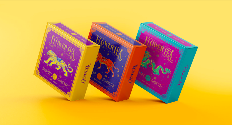 bright alternate tea packaging