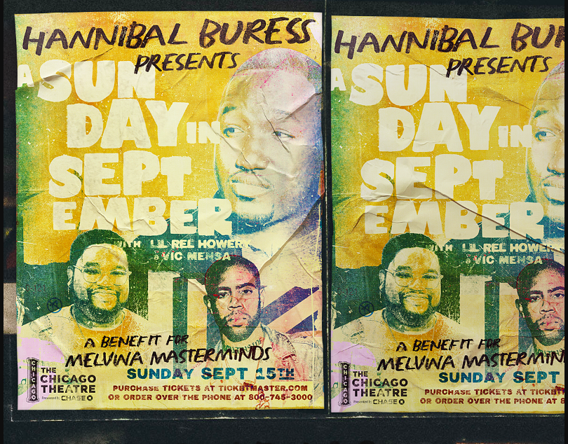 Poster design for a benefit for arts students