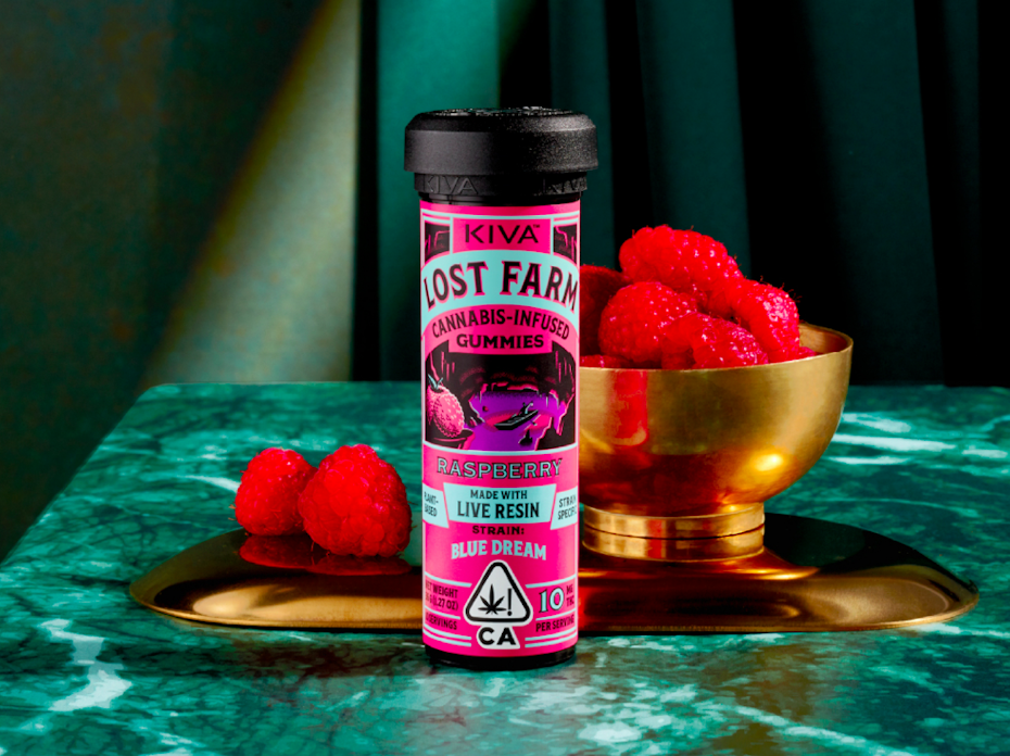 Bright packaging design in a still life