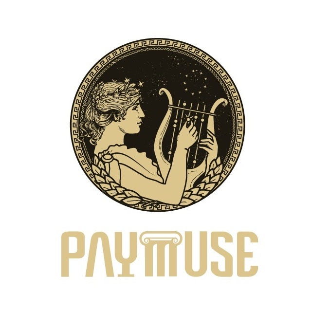 Logo design featuring greek muse goddess