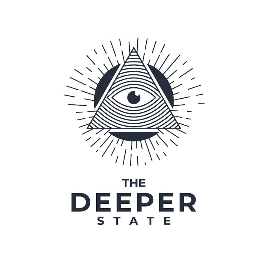 Logo design with the Eye of Providence inside of a triangle