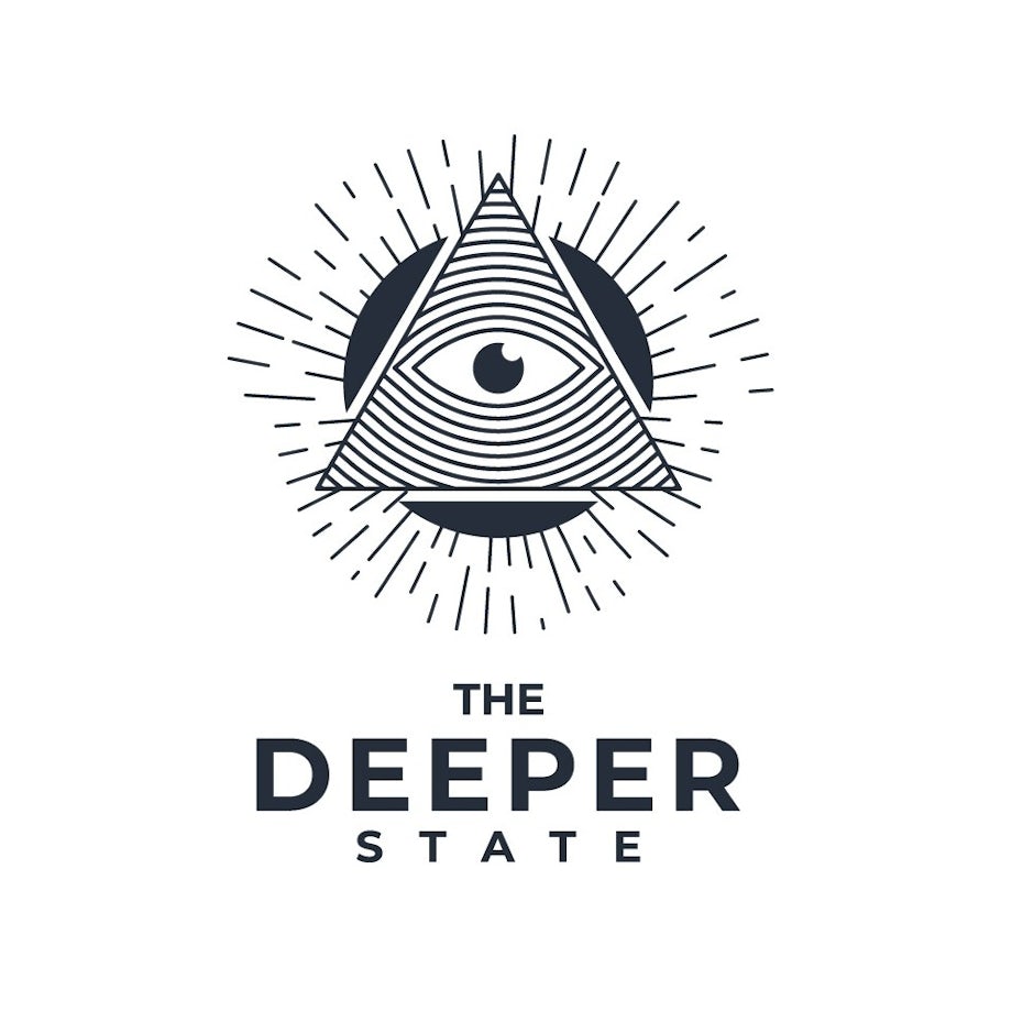 Logo design with the Eye of Providence inside of a triangle