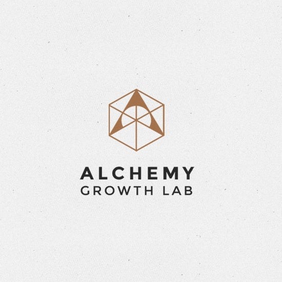 Sacred geometry cube design for business strategy brand