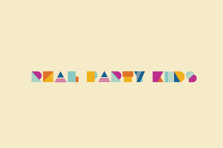 Colorful Memphis style hand-lettering
