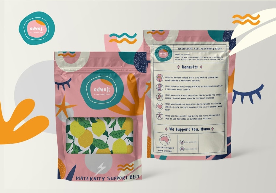 pastel colored airtight packaging