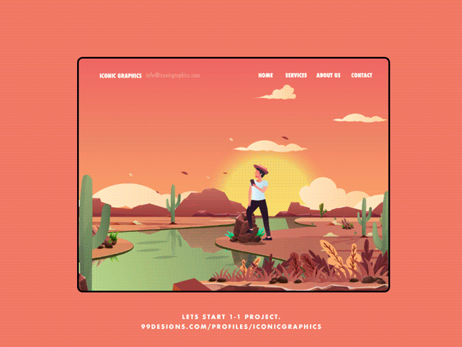 animated website