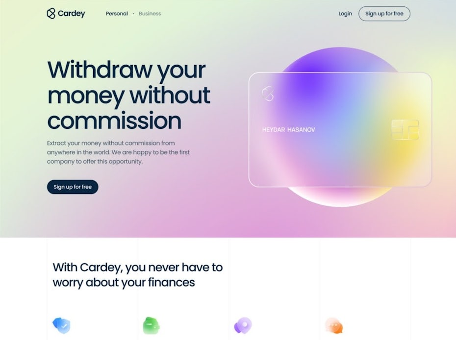 Banking Web Design