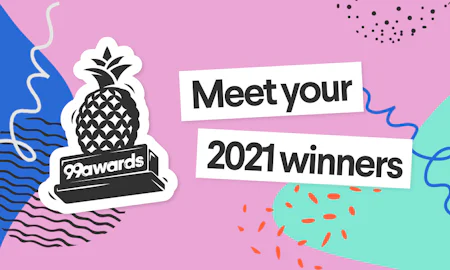 Featured image for the article "Announcing the winners of the 99awards 2021!"