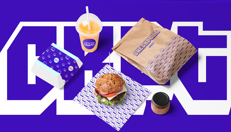 Game inspired burger branding