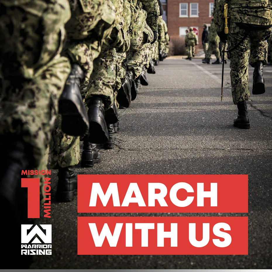 Facebook ads design for Warrior Rising