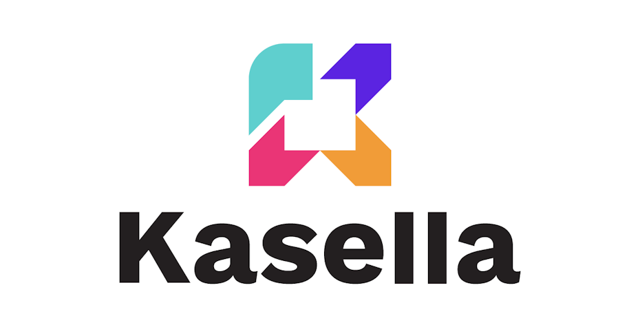 Logo design of an abstract letter