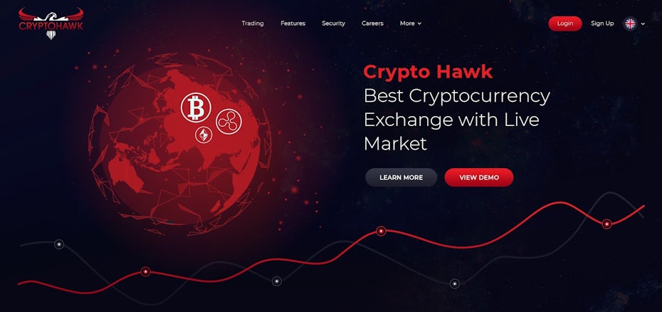 cryptocurrency web design