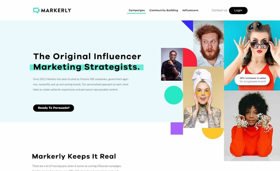 Influencer marketing platform