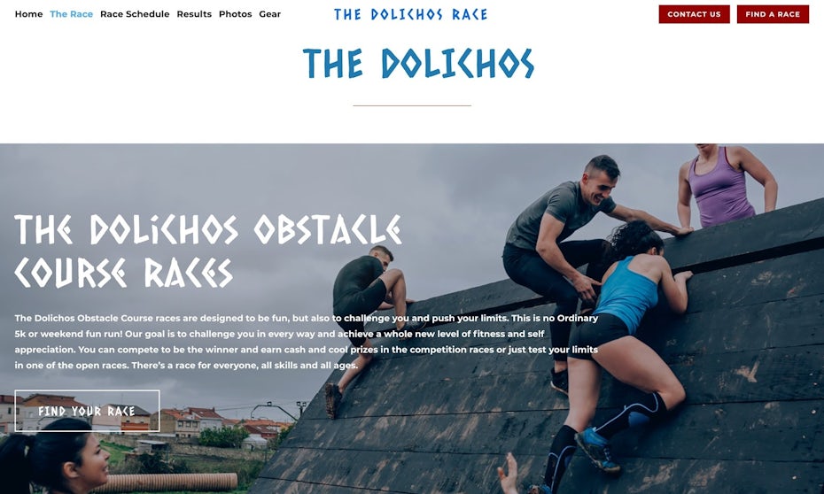 Spartan race website