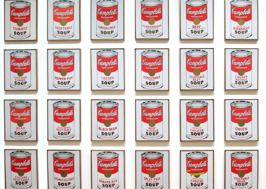 Andy Warhol’s Campbell’s Soup Cans