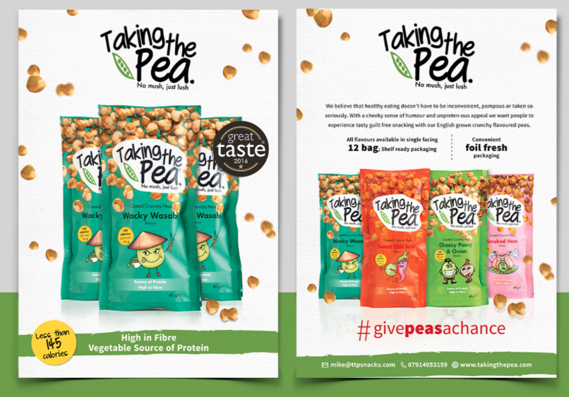 Taking the pea snack brand