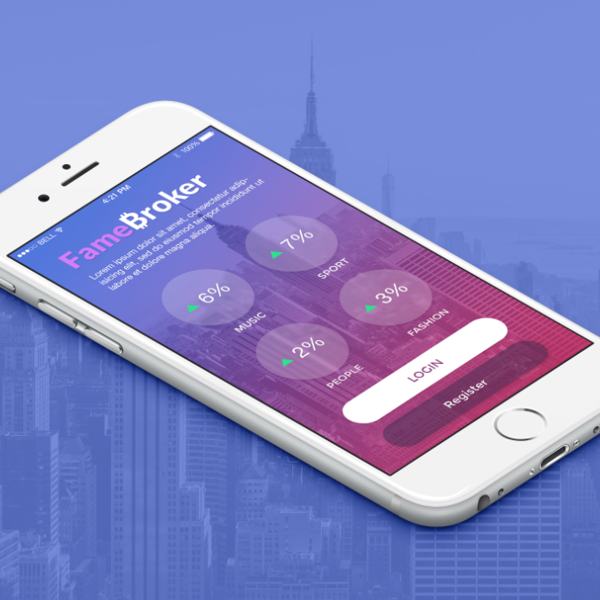 finance app design