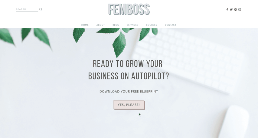 Squarespace button animation