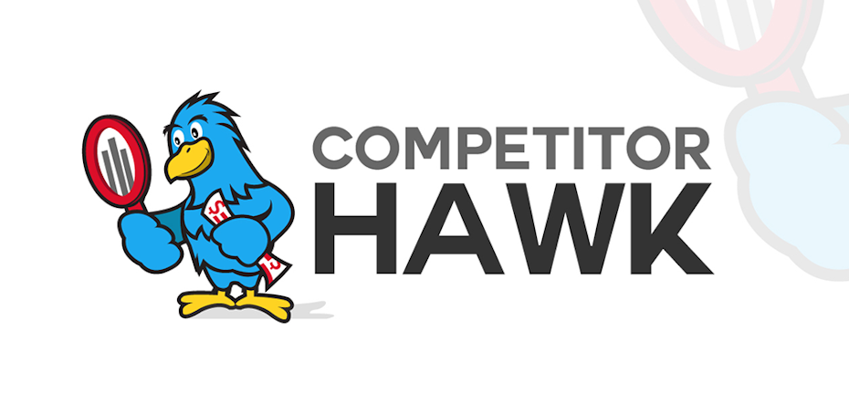 Diseño de piezas publicitarias - logotipo con un pájaro azul con una gran lupa