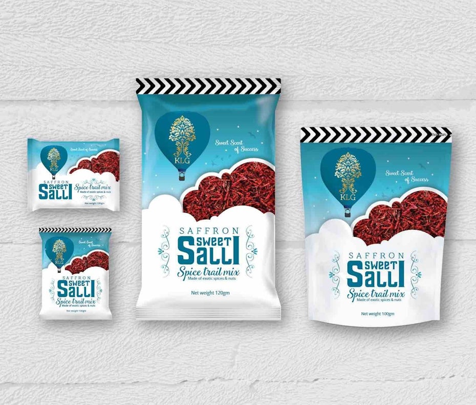Indian snack packaging