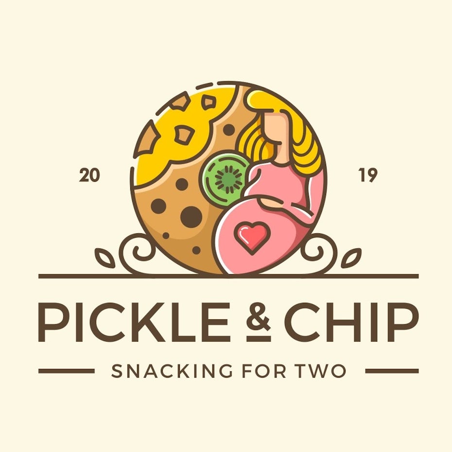 Logo for pregnant mom snack