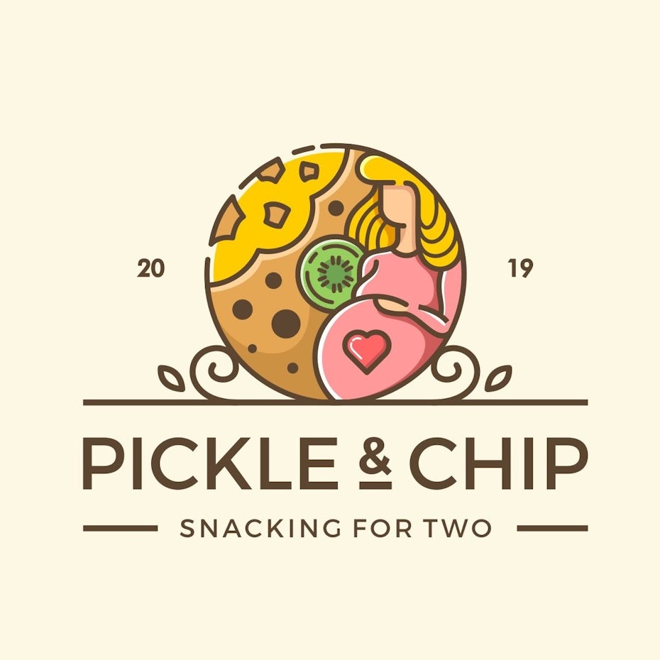 Logo for pregnant mom snack