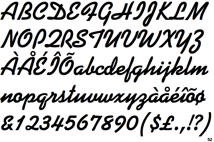 Kauffman font