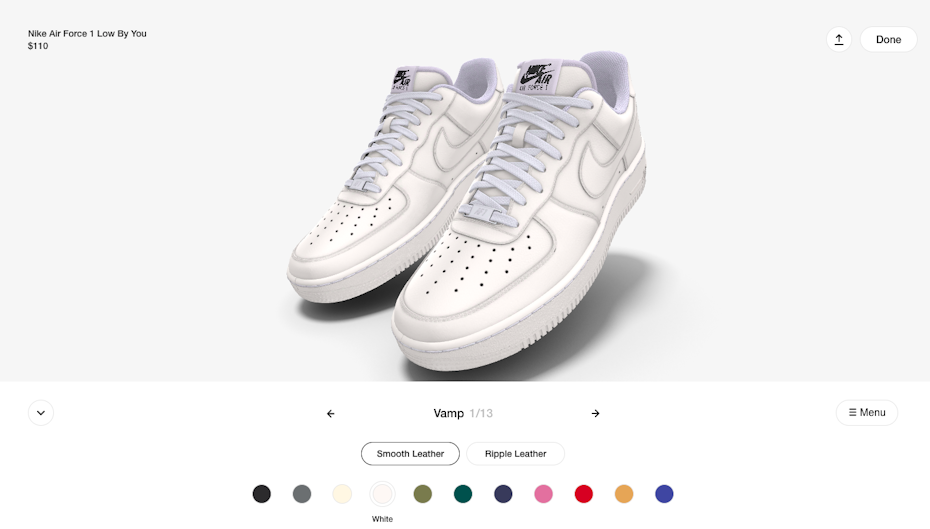 Nike customization