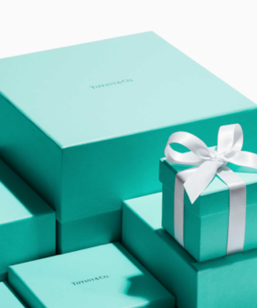 collection of Tiffany blue packages