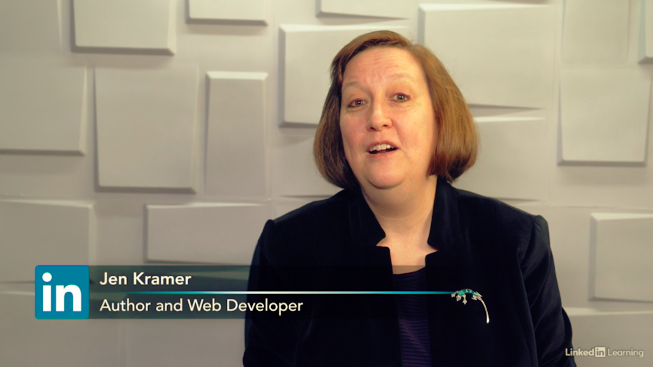 Screenshot of Webflow tutorial example: Learning Webflow from Jen Kramer