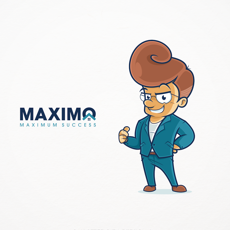Character design of real estate agent