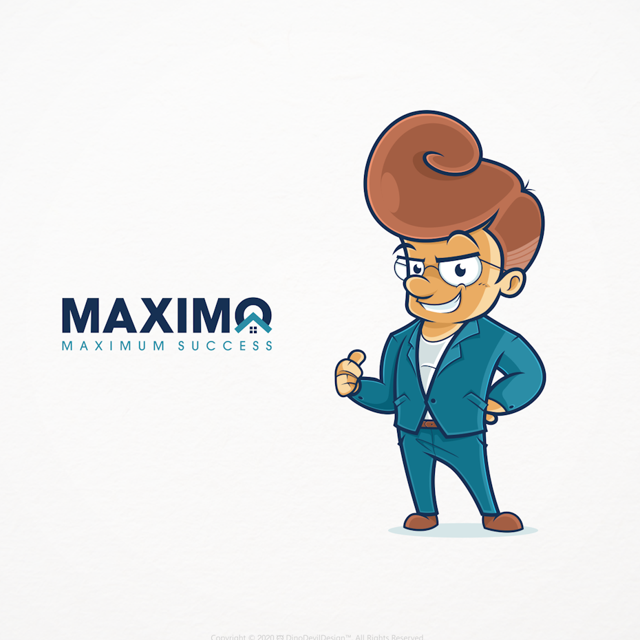 Character design of real estate agent