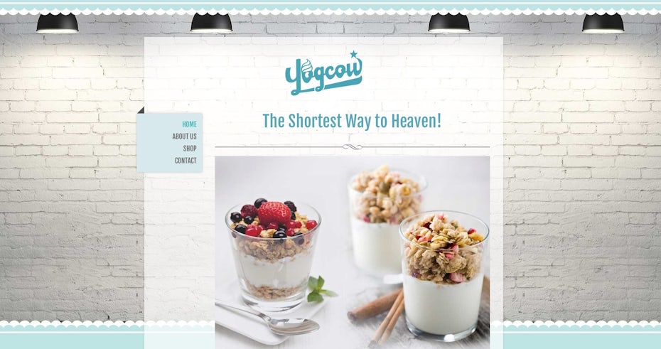 pagina web de yogurt helado