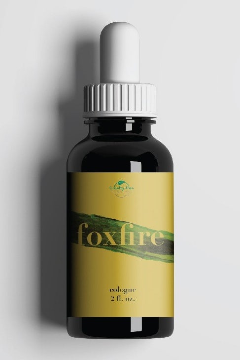 Label design for vegan cologne brand