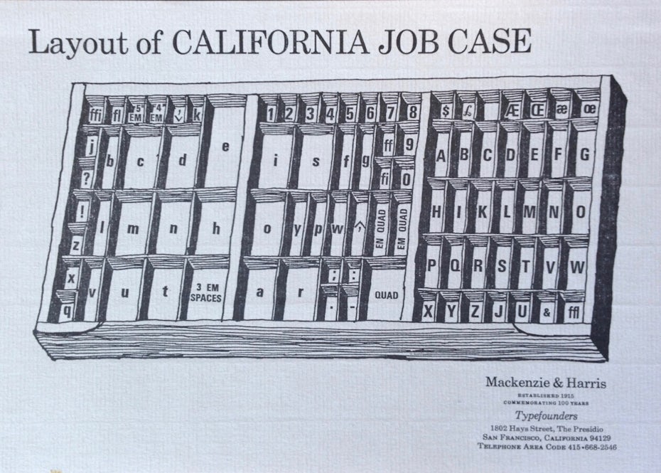 ilustración en blanco y negro de un caso de trabajo en California