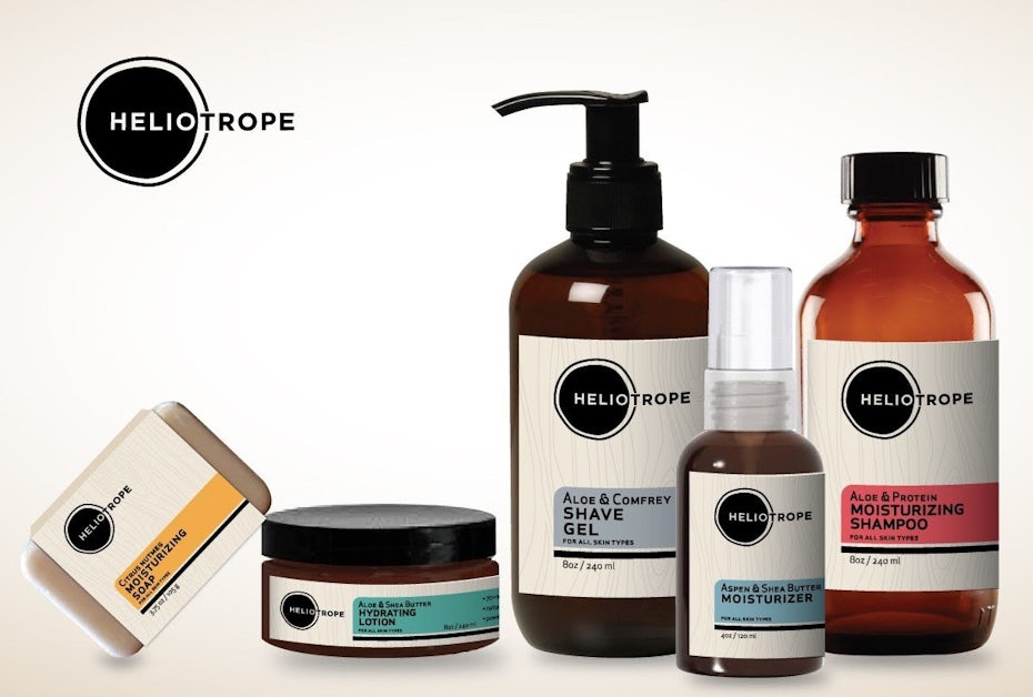 Labels for natural skin care line