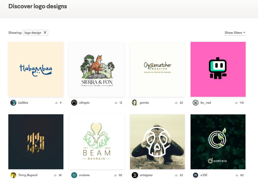 Screenshot of 99designs for Fiverr vs Upwork comparison