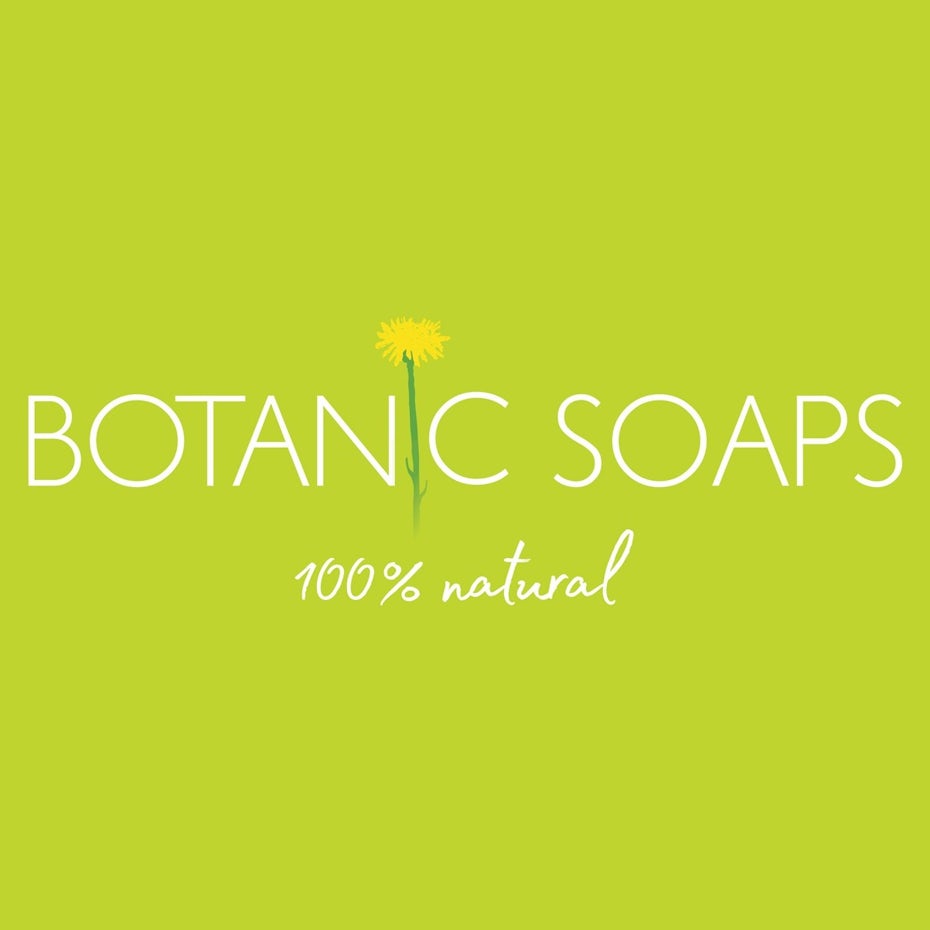 light green logo for natural soaps